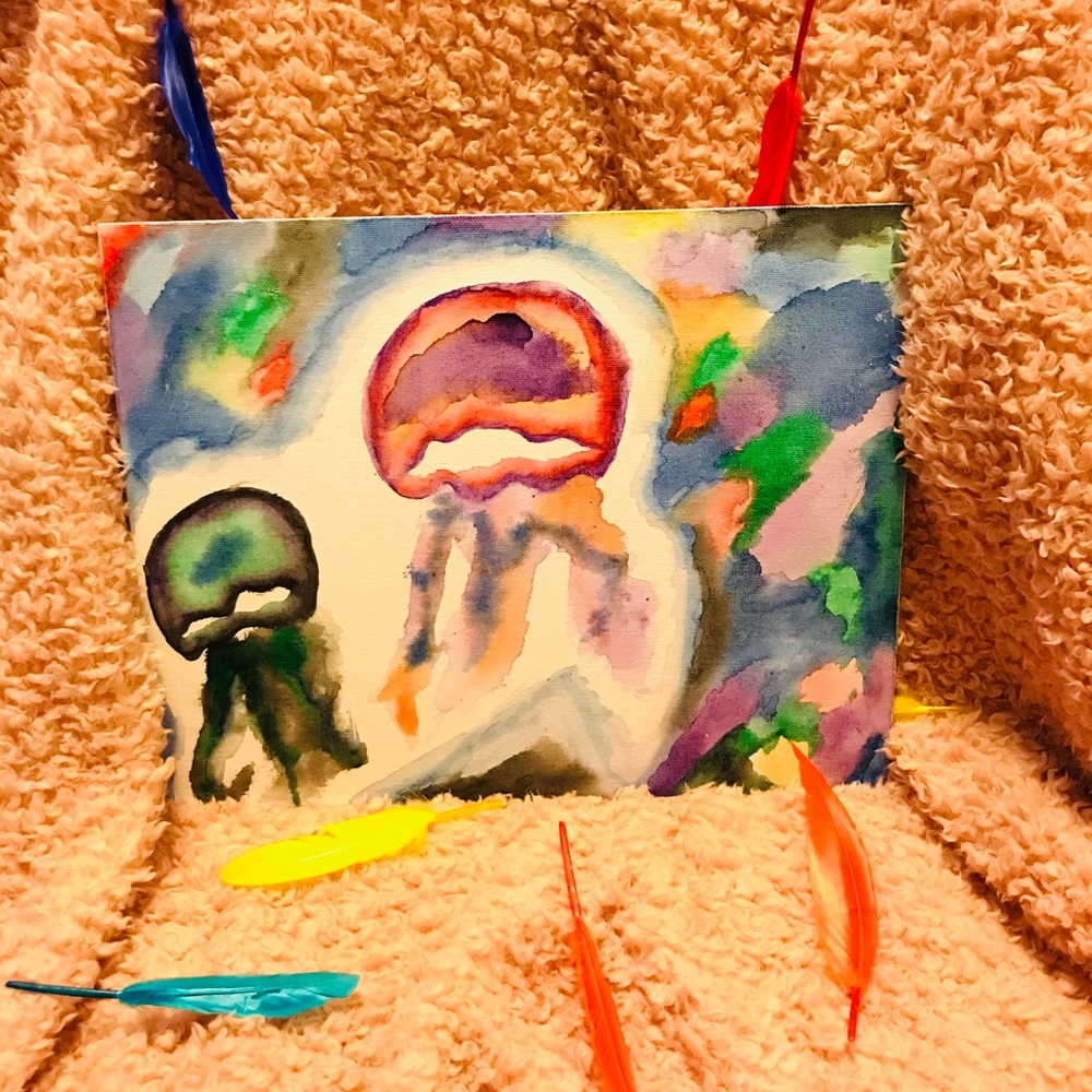 Jelly Fish Painting